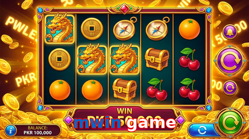 Main screen of Mwin Game pg page for PK players